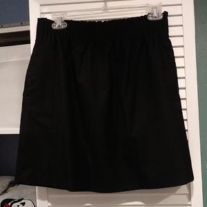 J Crew Factory black wool sidewalk skirt sz 6